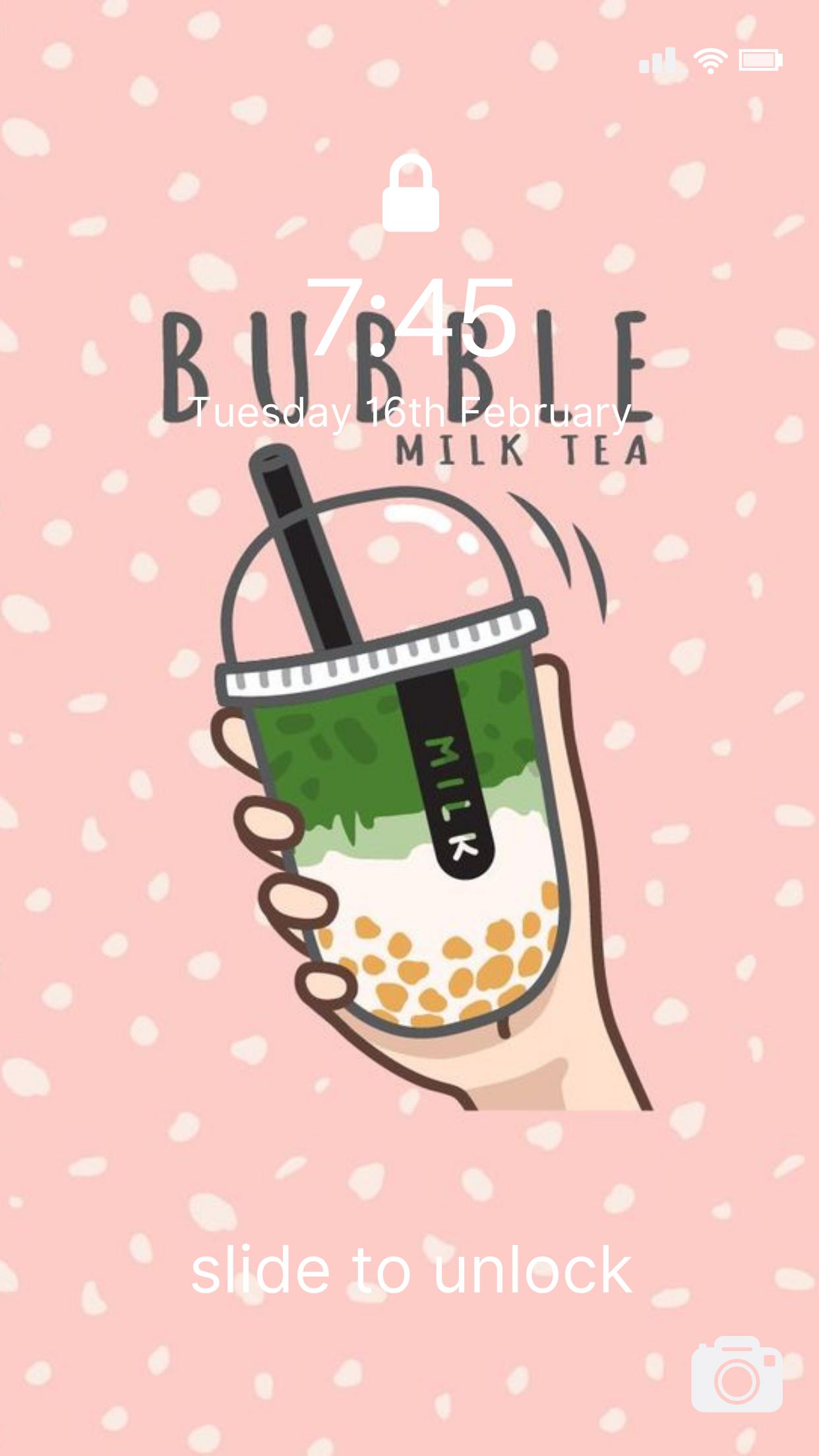 Aesthetic Tea Boba Wallpaper APK