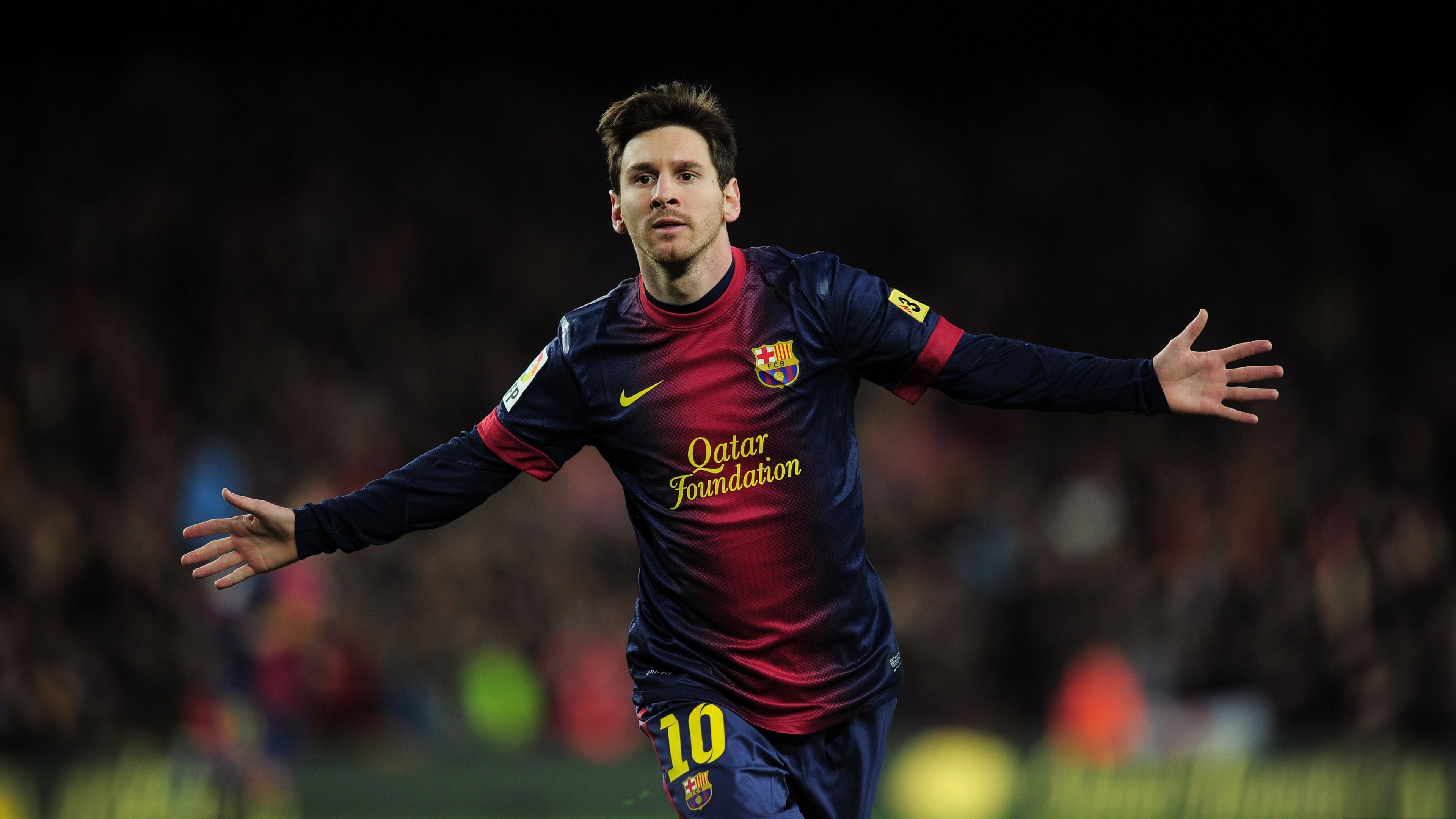 FCB Wallpaper 4K, Lionel Messi, 5K