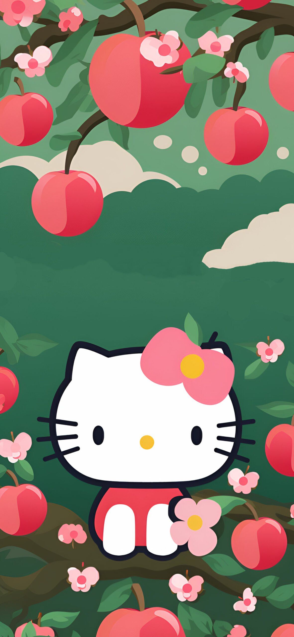 Sanrio Hello Kitty on Apple Tree