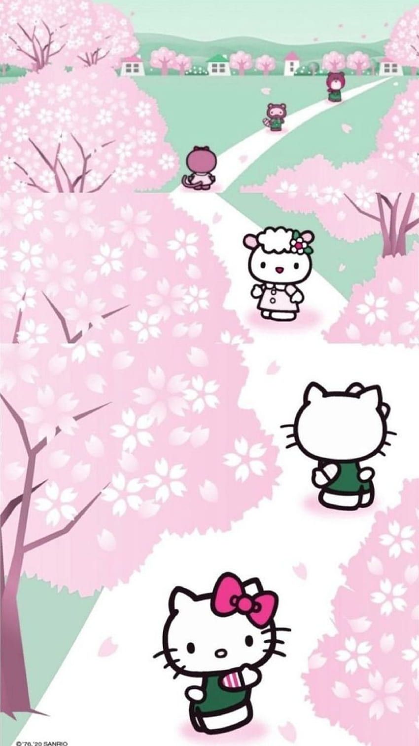 Hello kitty aesthetic, pink, japan