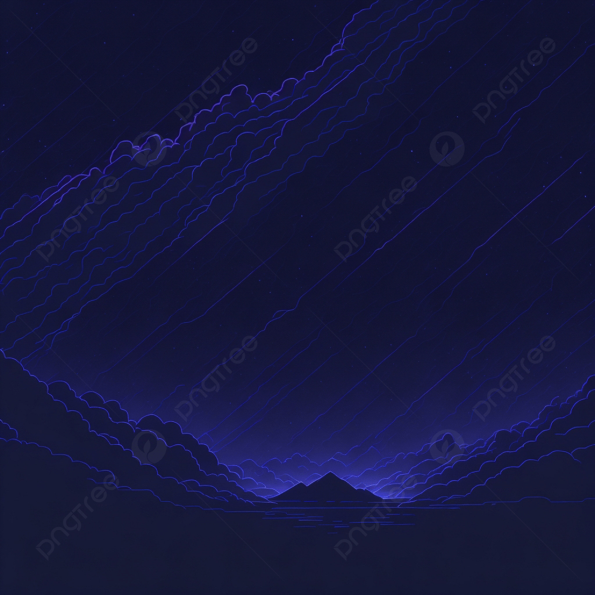 Aesthetic Dark Night Sky Desktop