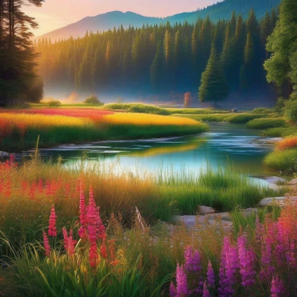 Aesthetic Landscape Wallpaper Serene