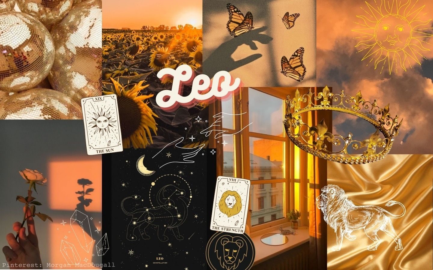 Leo Zodiac Theme Desktop Wallpaper by Bsbgod