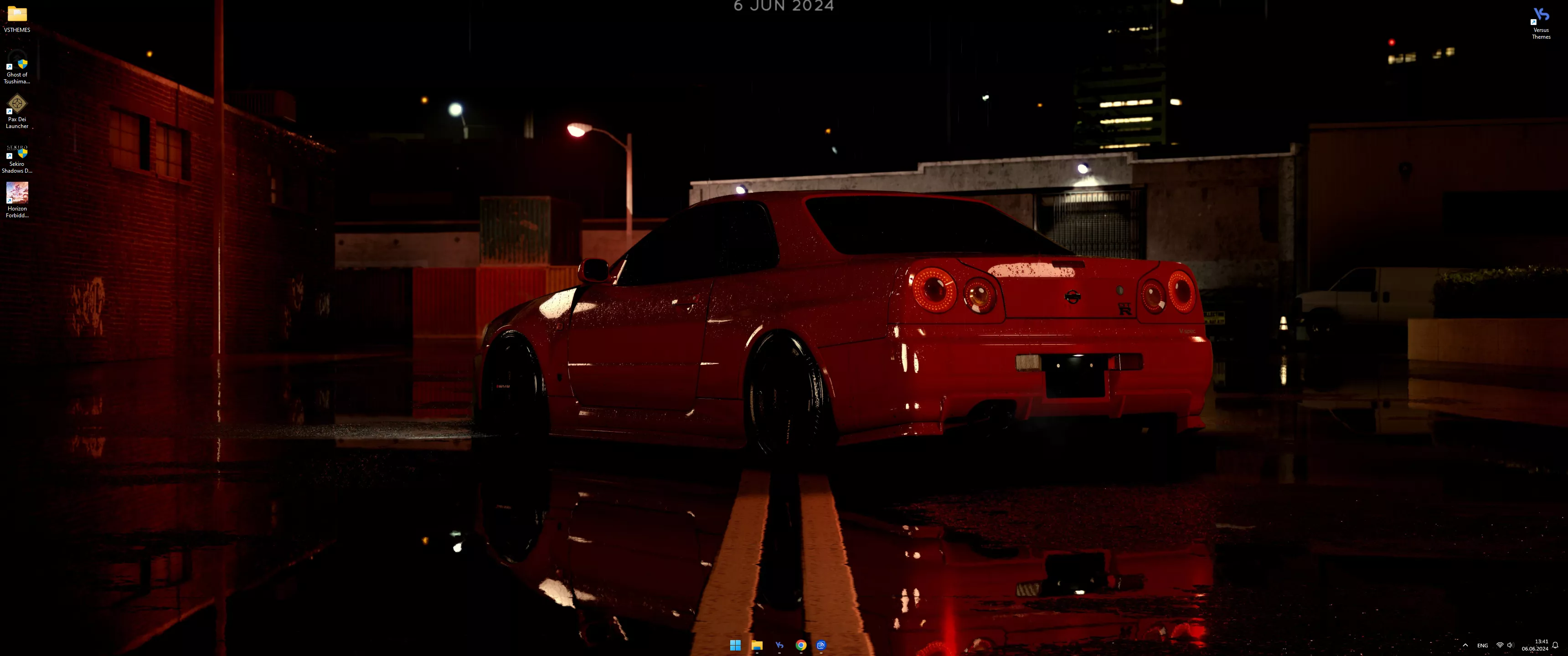 Red Nissan Skyline R34 GT R