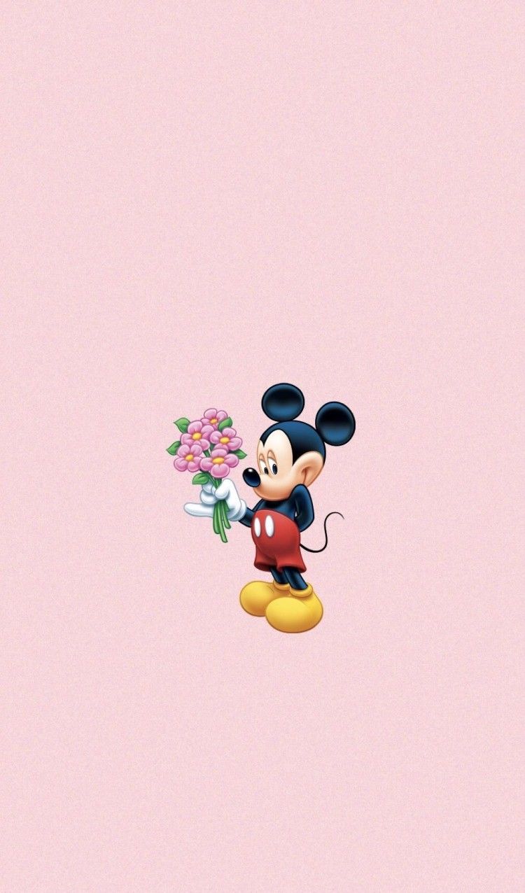 Mickey Mouse Disney Aesthetic Wallpaper : Bouquet Wallpaper