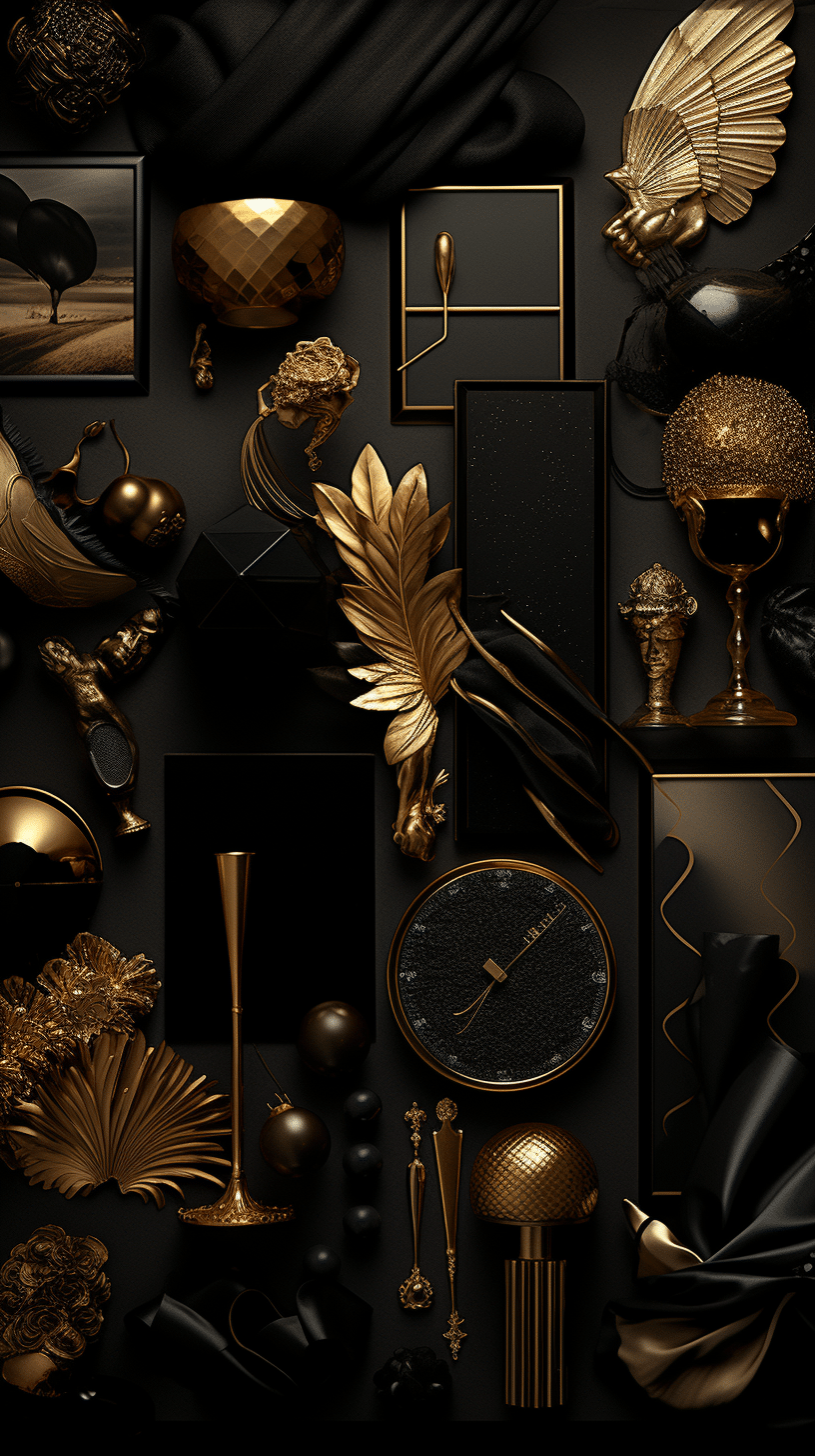 Black And Gold Aesthetic