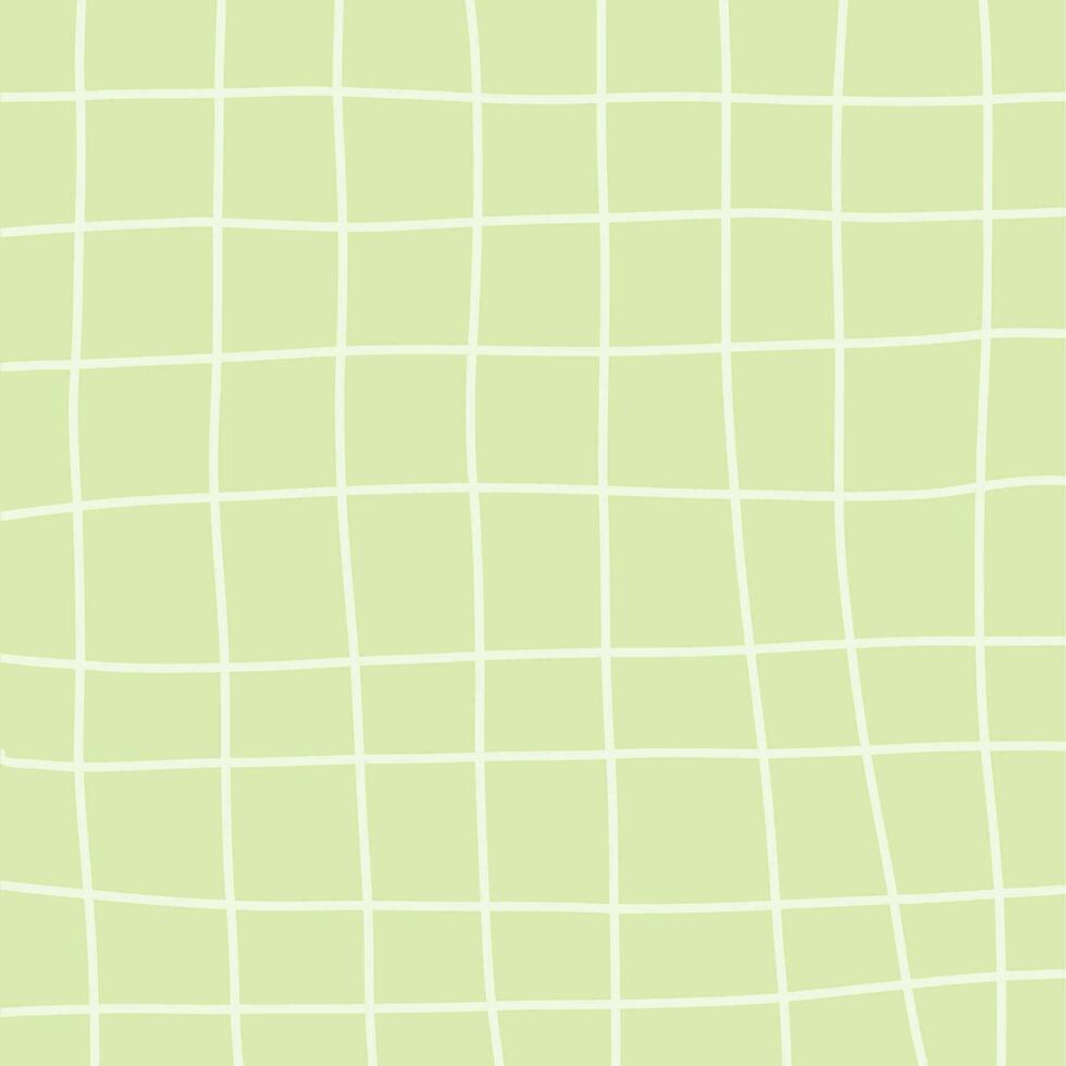 Vector cursive grid green pastel