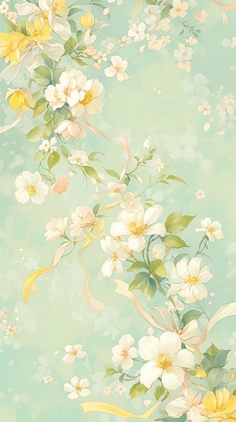 iPhone Wallpaper Pastel Green Image