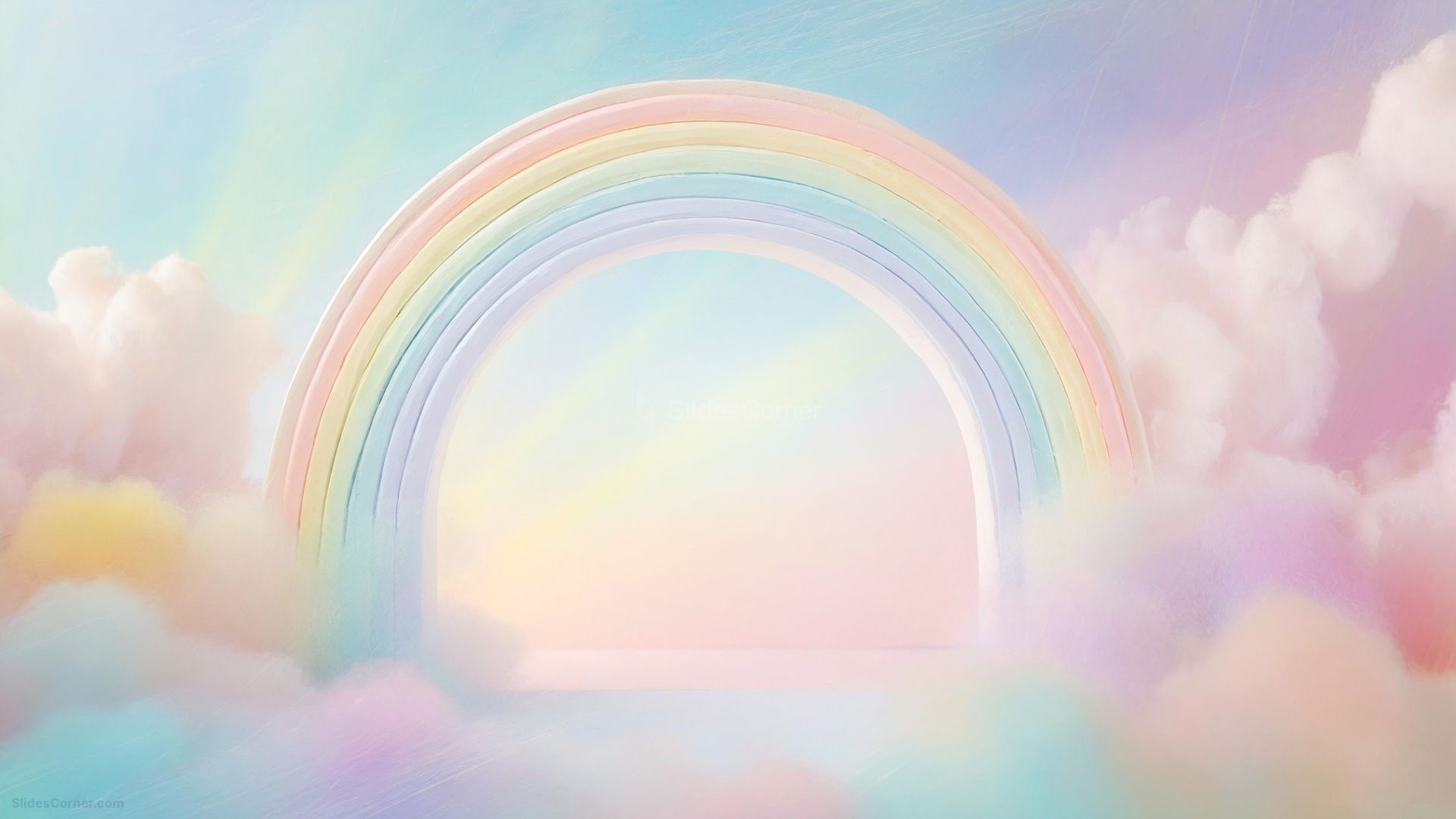 Aesthetic Rainbow Background