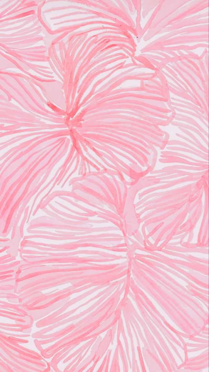 Pink floral background wallpaper for phone and desktop. - Preppy