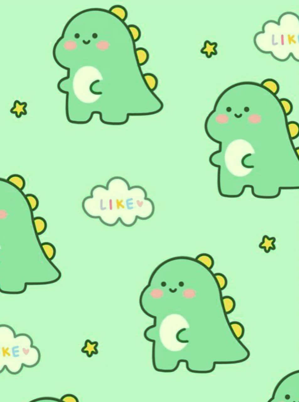 Download Cute_ Dinosaur_ Pattern_