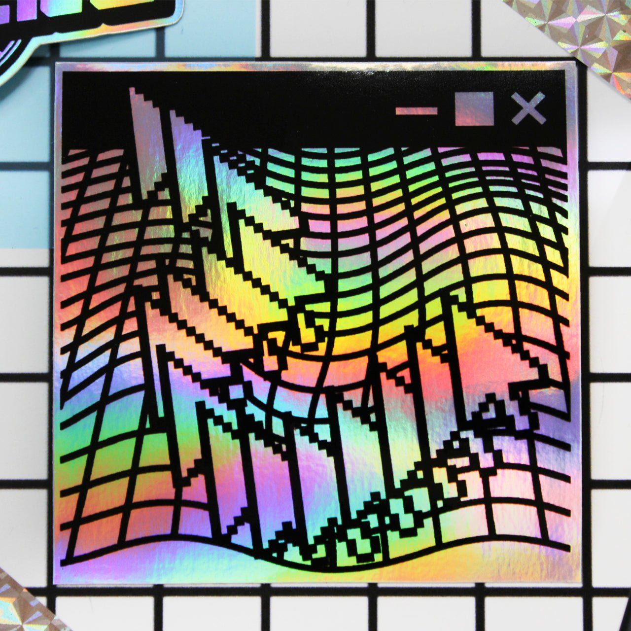 Holographic Webcore Sticker Pack