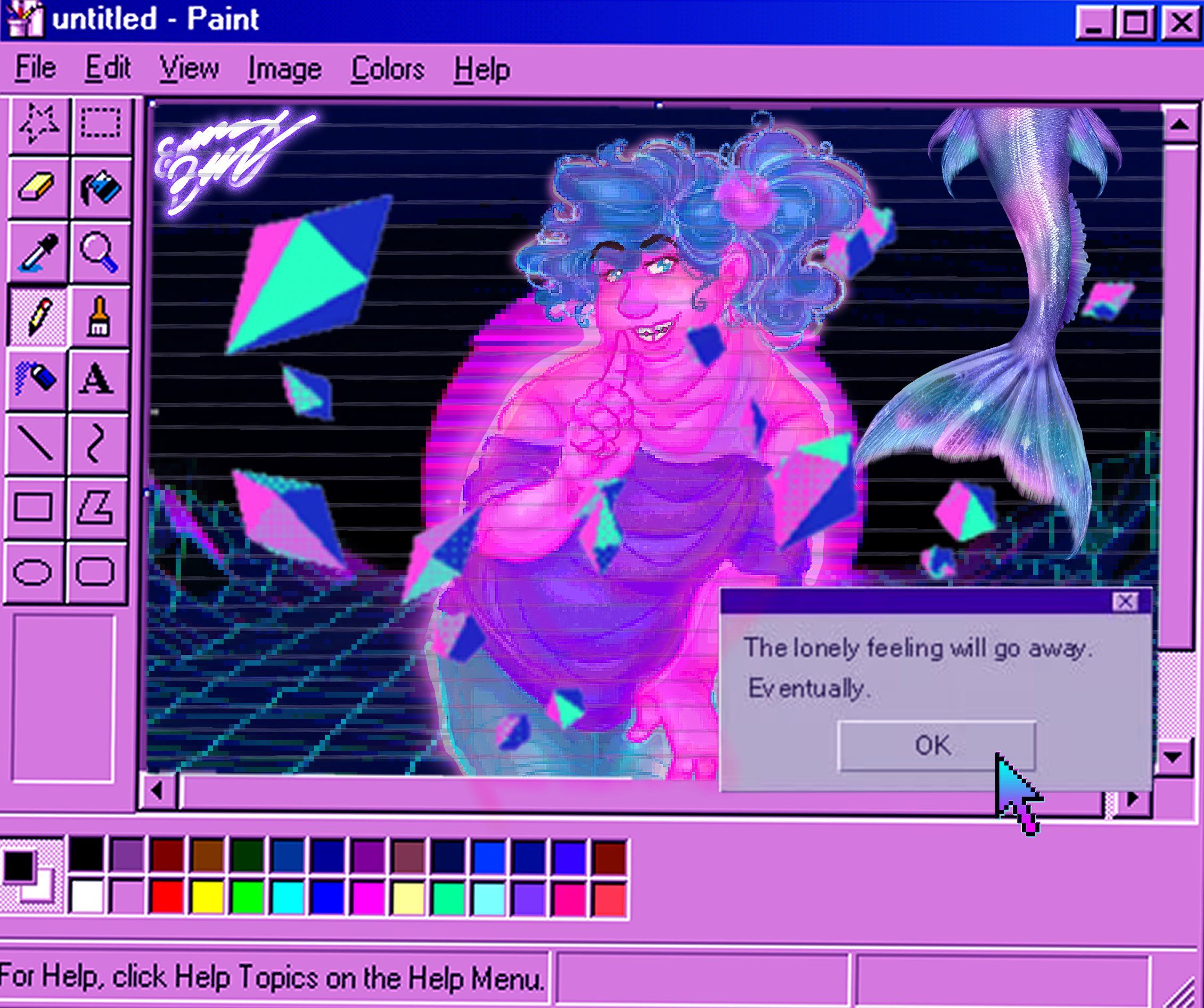 Puppetcombo #webcore #vaporwave s