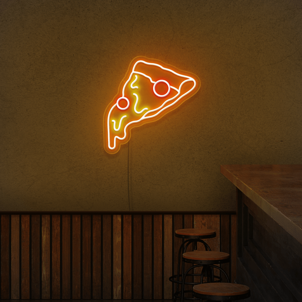 Pizza Neon Sign. Sketch & Etch US