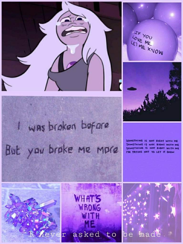 Sad Amethyst Aesthetic. Steven