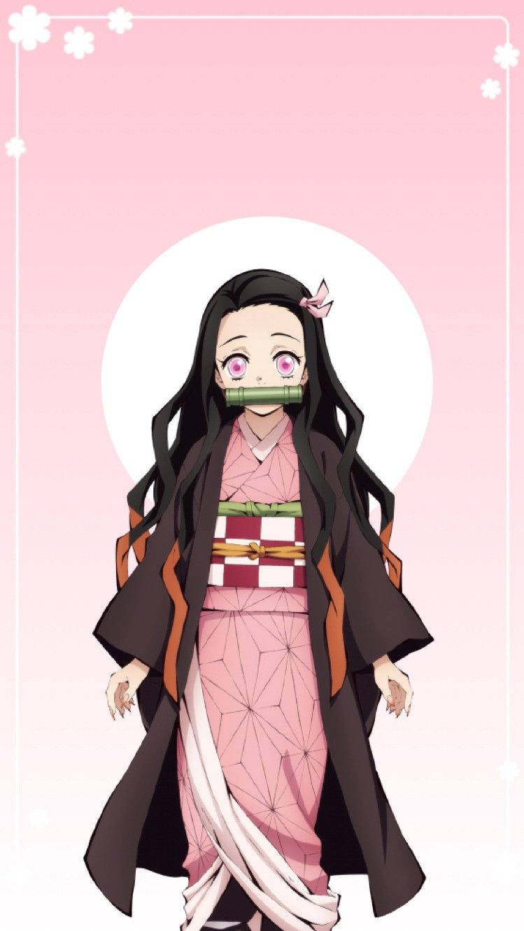 Demon Slayer Nezuko Cute Wallpaper by tanster12