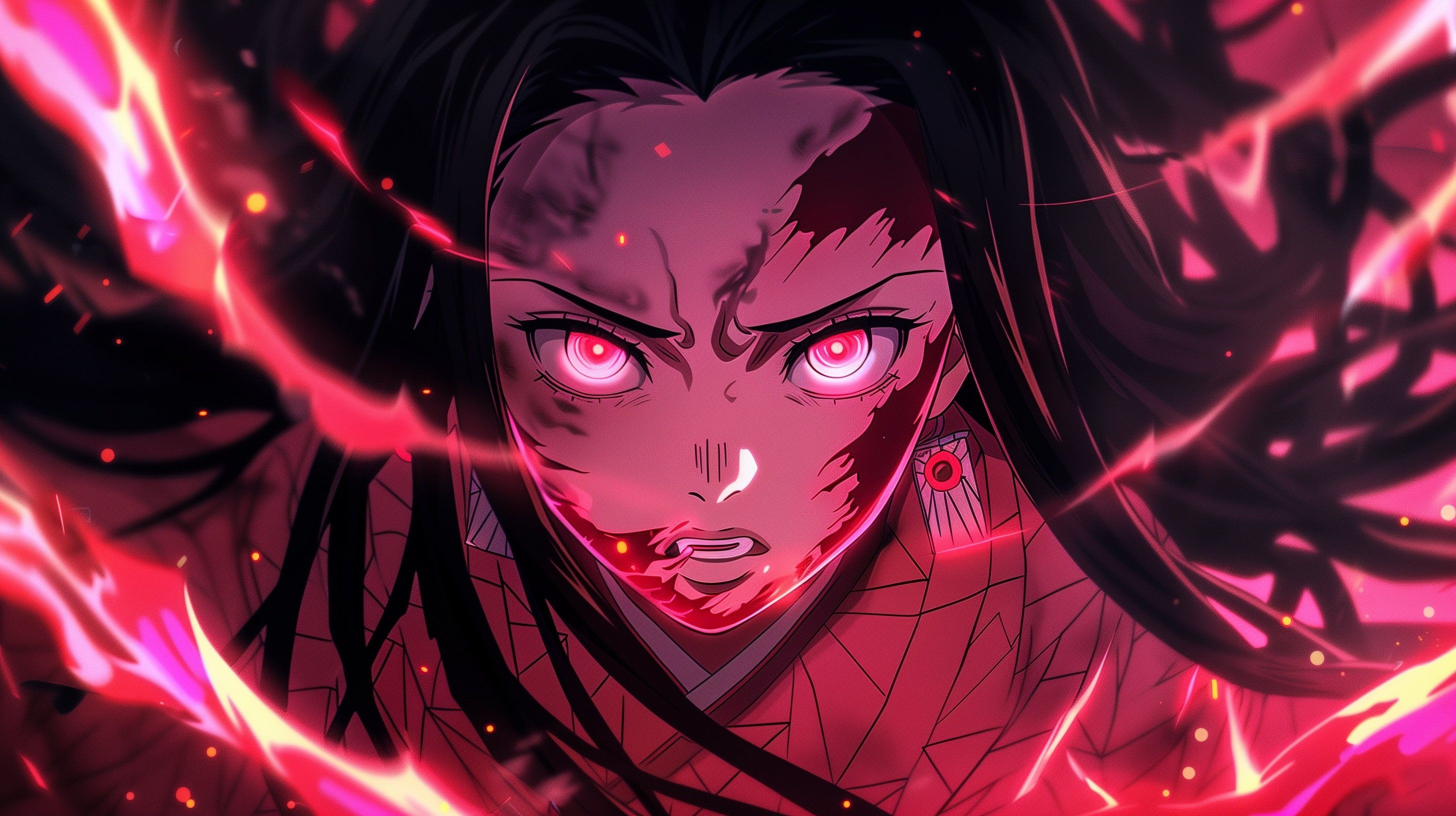 Nezuko Desktop Wallpaper 4k, Demon