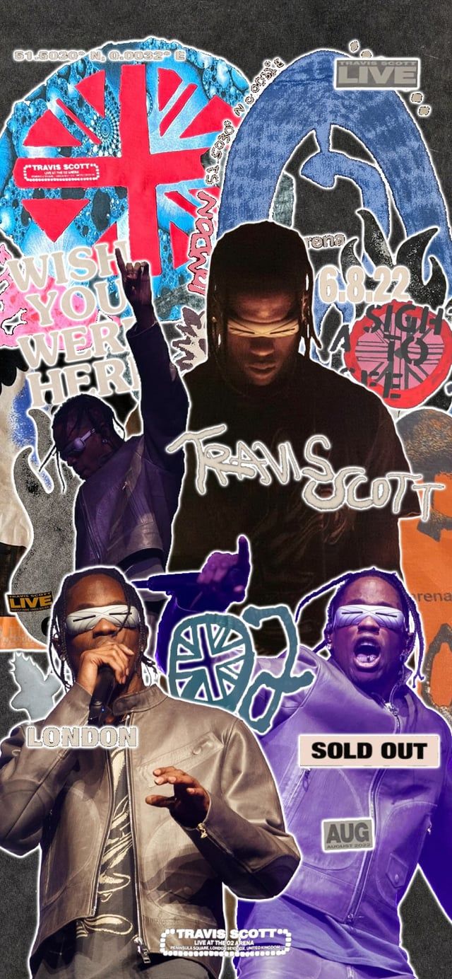 Made a collage wallpaper for Travis' O2