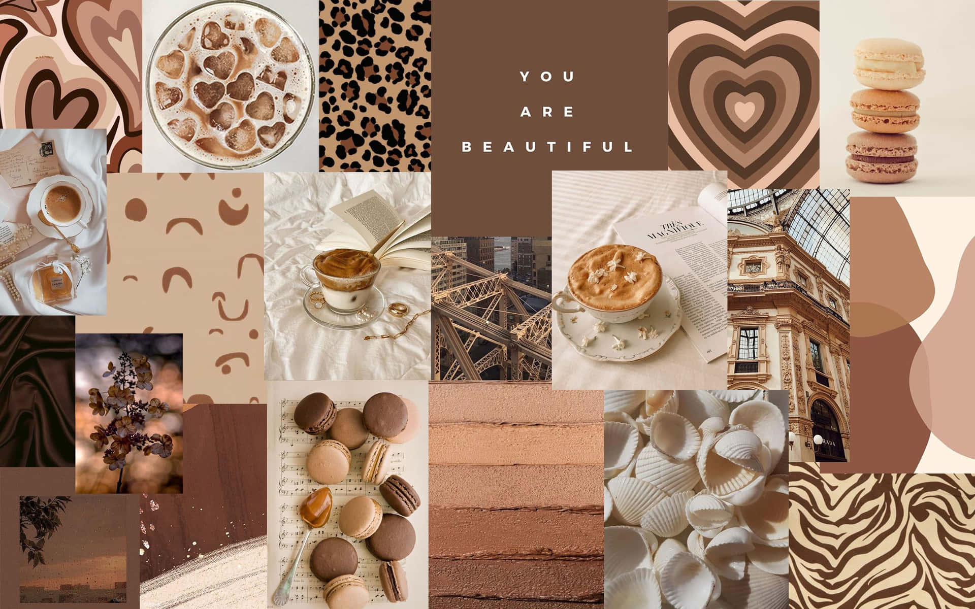 Download Aesthetic Brown Wallpaper