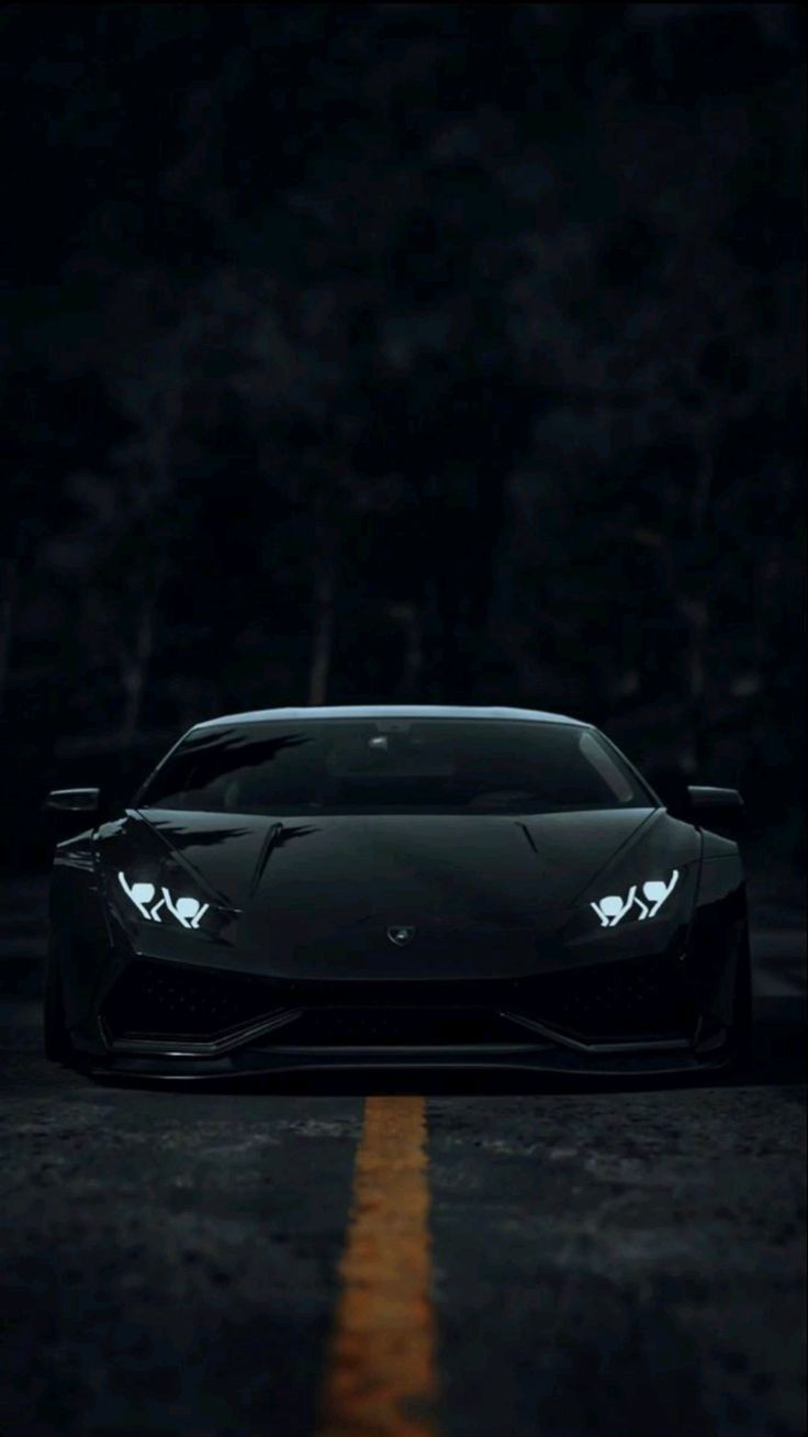 Black Lamborghini Wallpaper for iPhone