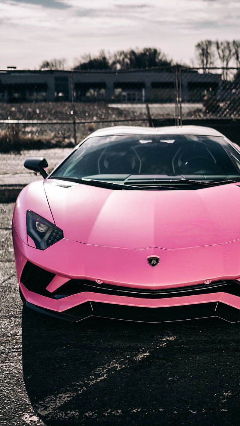 HD pink lamborghini wallpaper