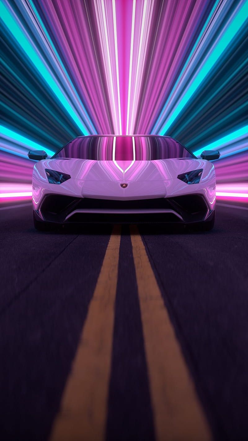 HD pink lamborghini wallpaper