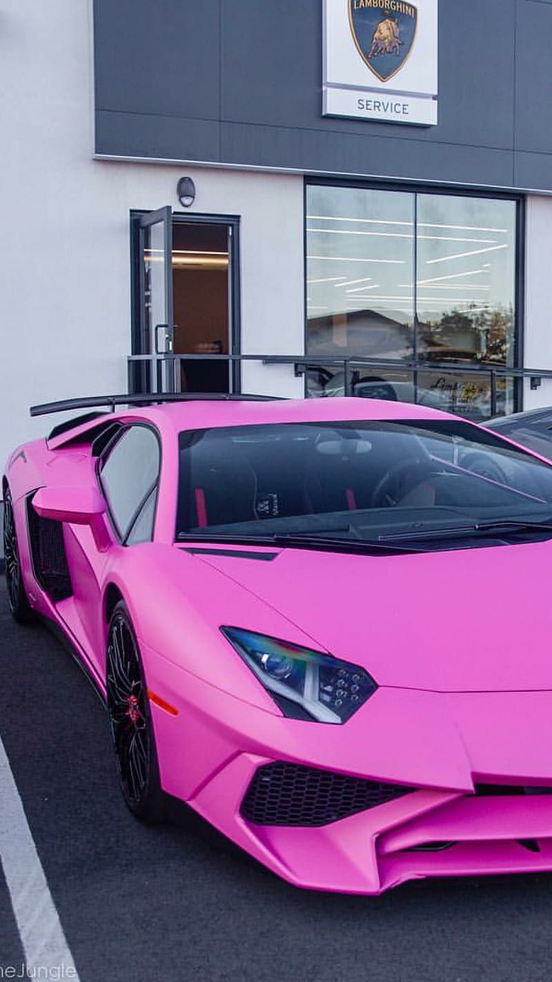 HD pink lamborghini wallpaper