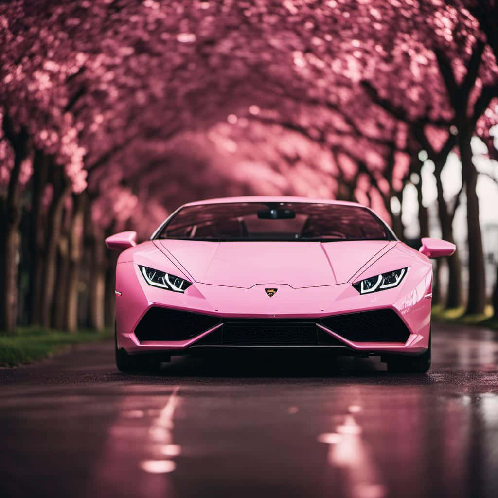 Pink Lamborghini Wallpaper