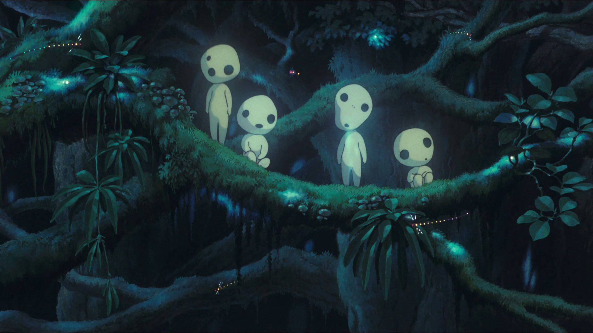 Kodama On Trees Princess Mononoke