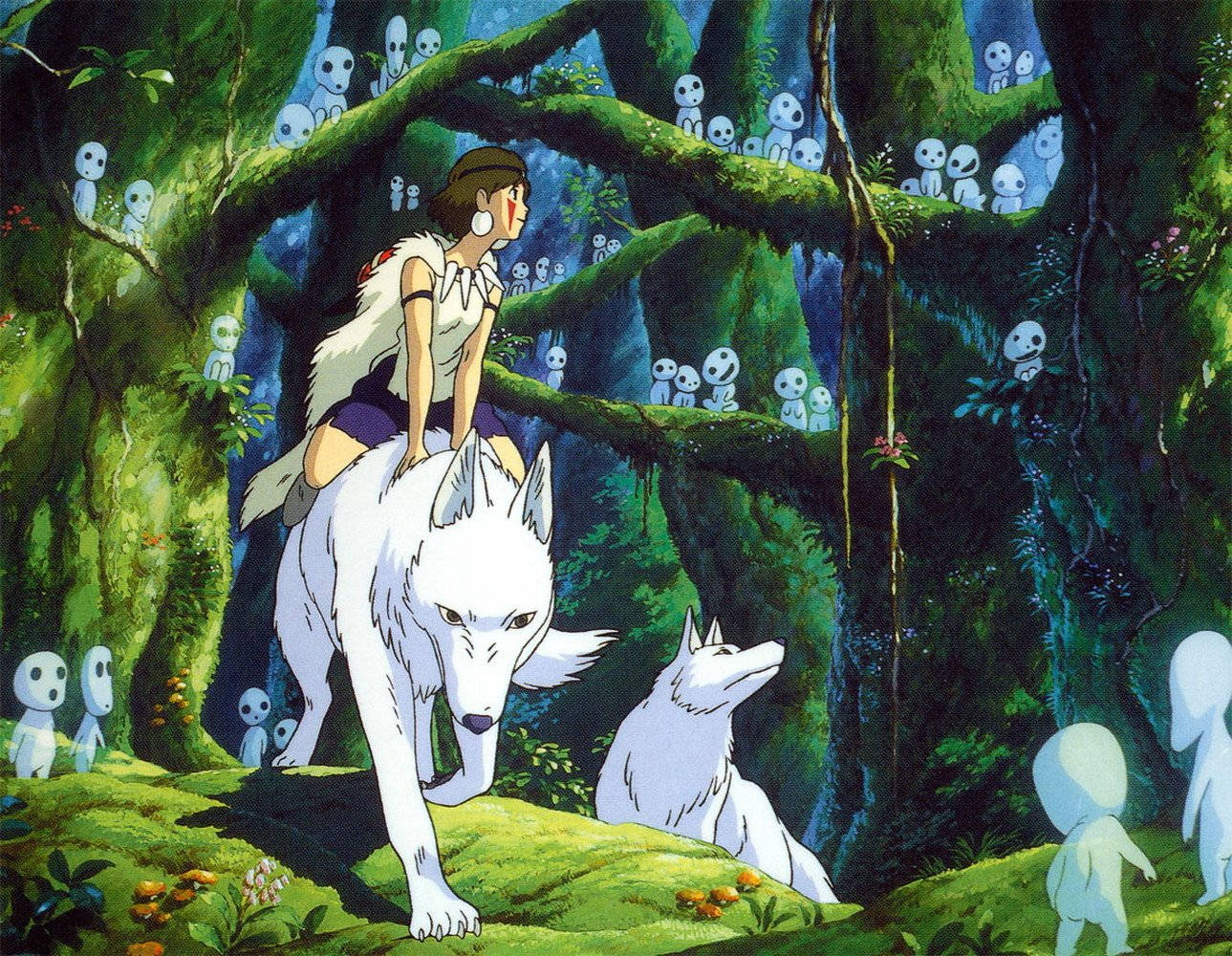 Princess Mononoke And The Kodama