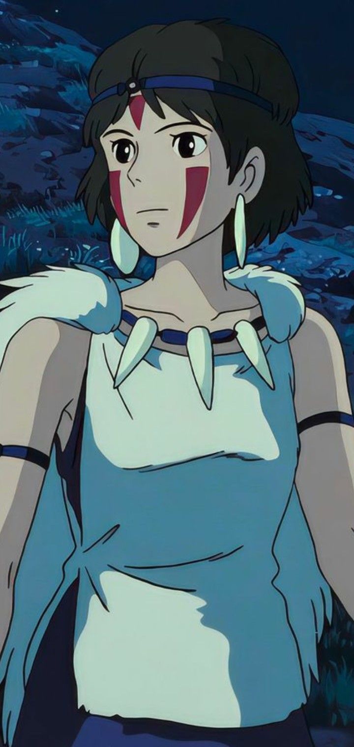 Phone wallpaper Princess Mononoke