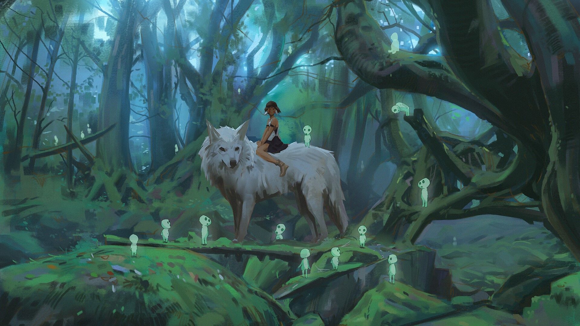 Princesse Mononoke HD Wallpaper High