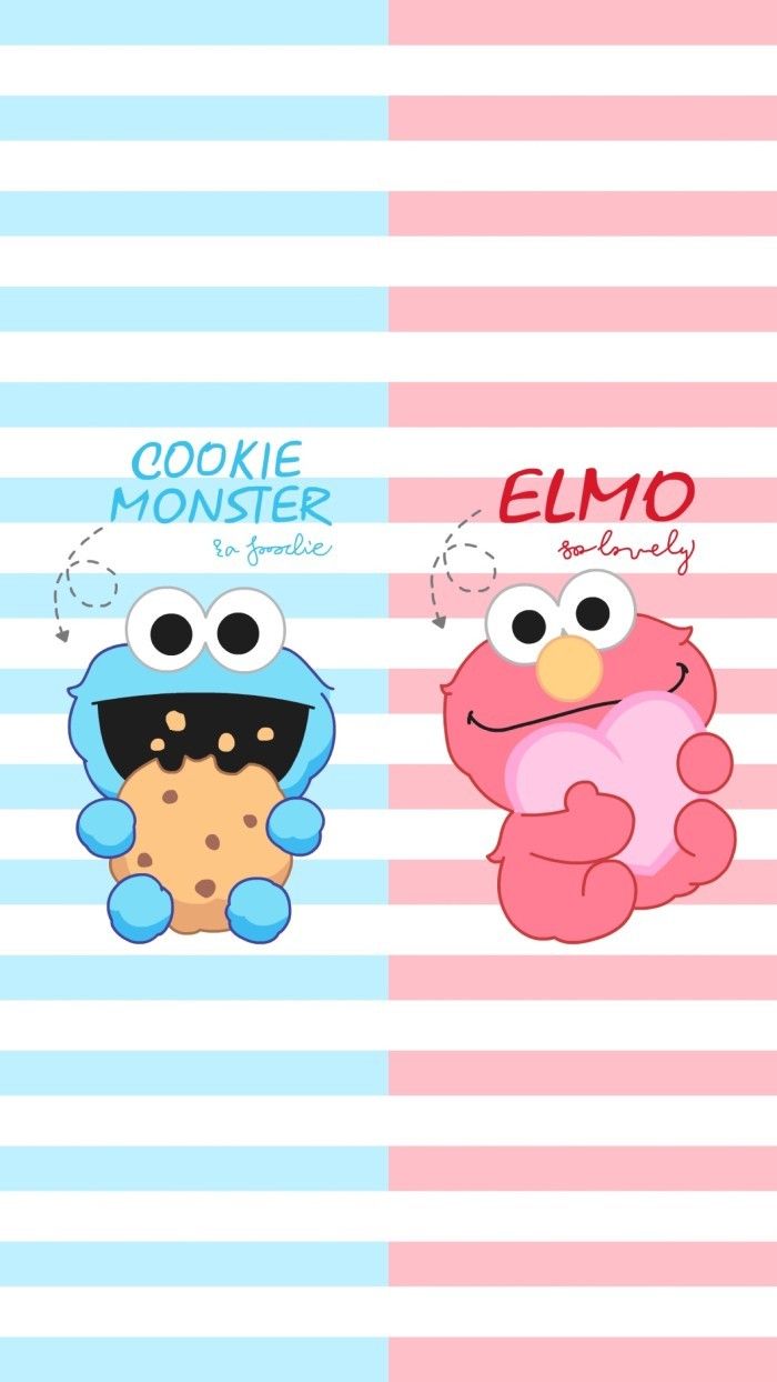 COOKIE MONSTER & ELMO WALLPAPERS