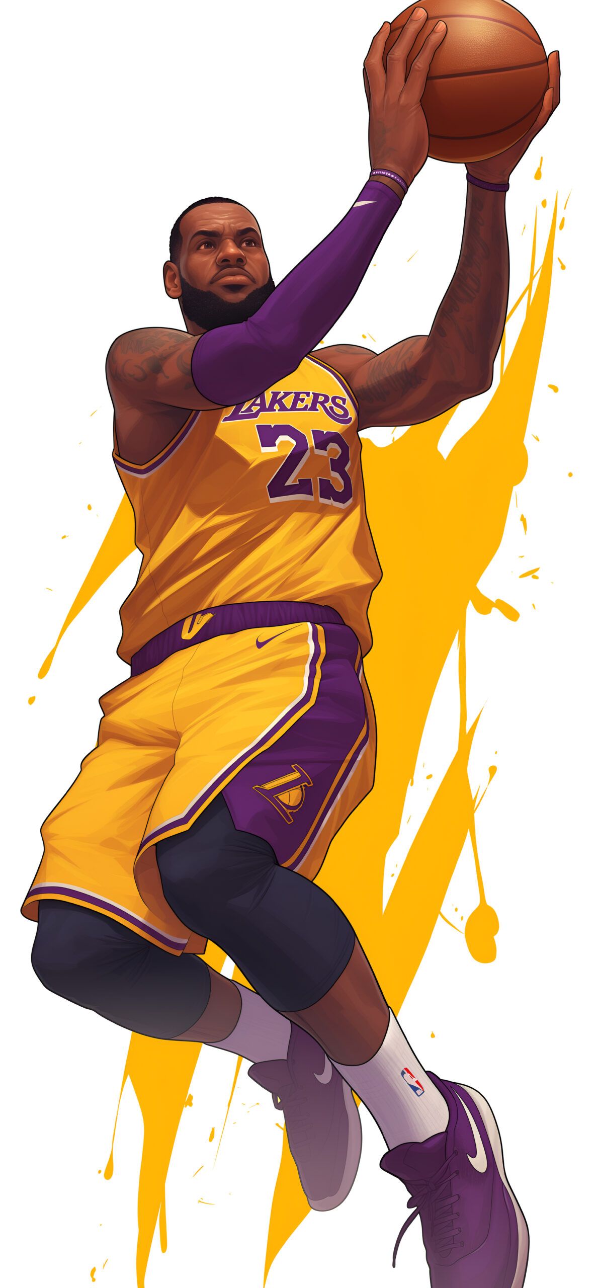 LeBron James Lakers Dunk Wallpaper