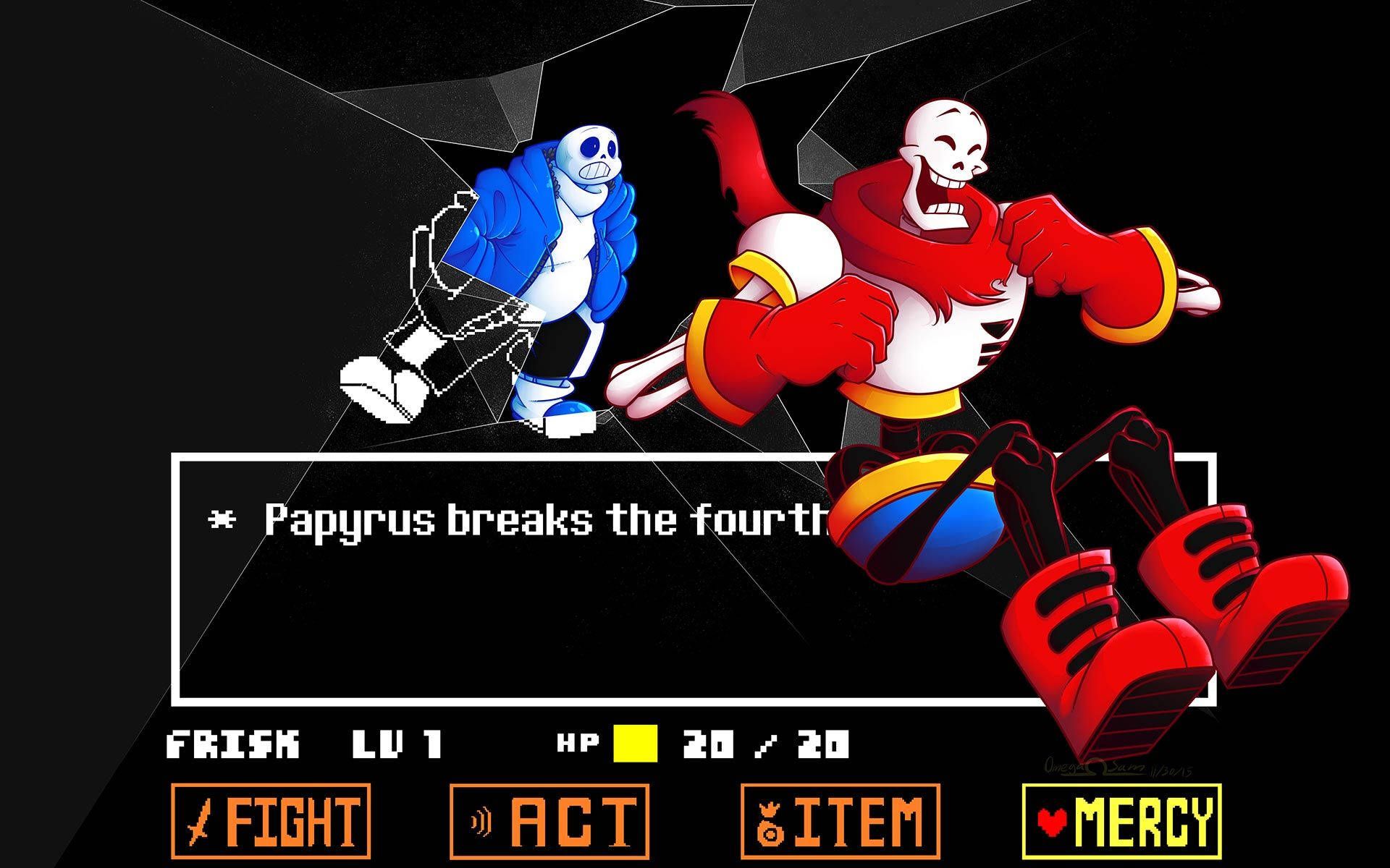 Undertale Sans And Papyrus HD Wallpaper