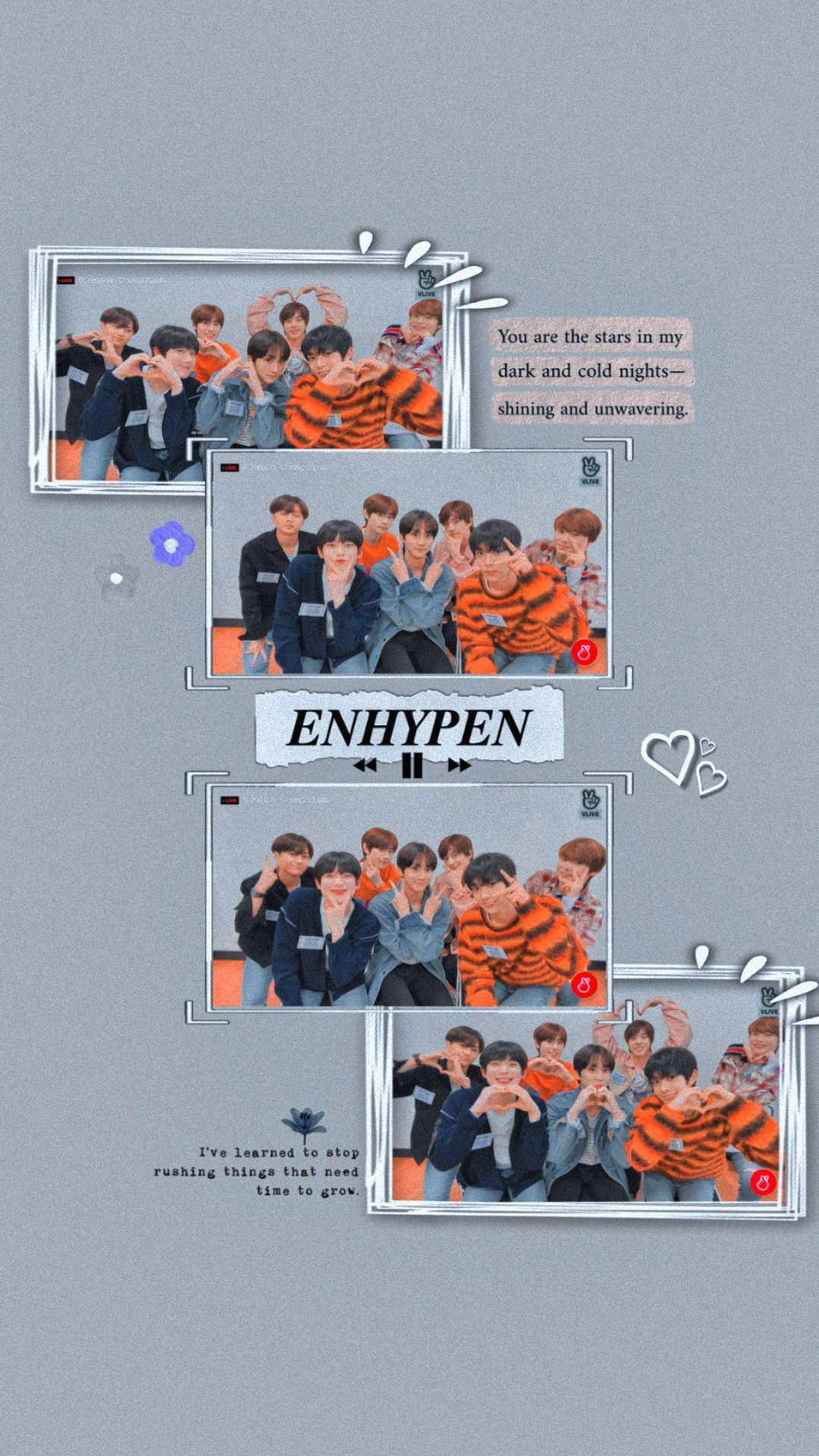 Photo Cuts Enhypen Aesthetic Wallpaper