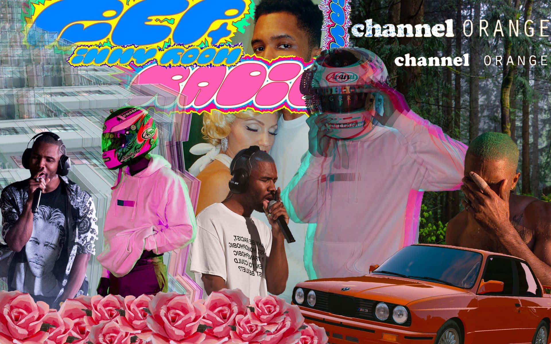 Frank Ocean Collage Aesthetic Wallpaper