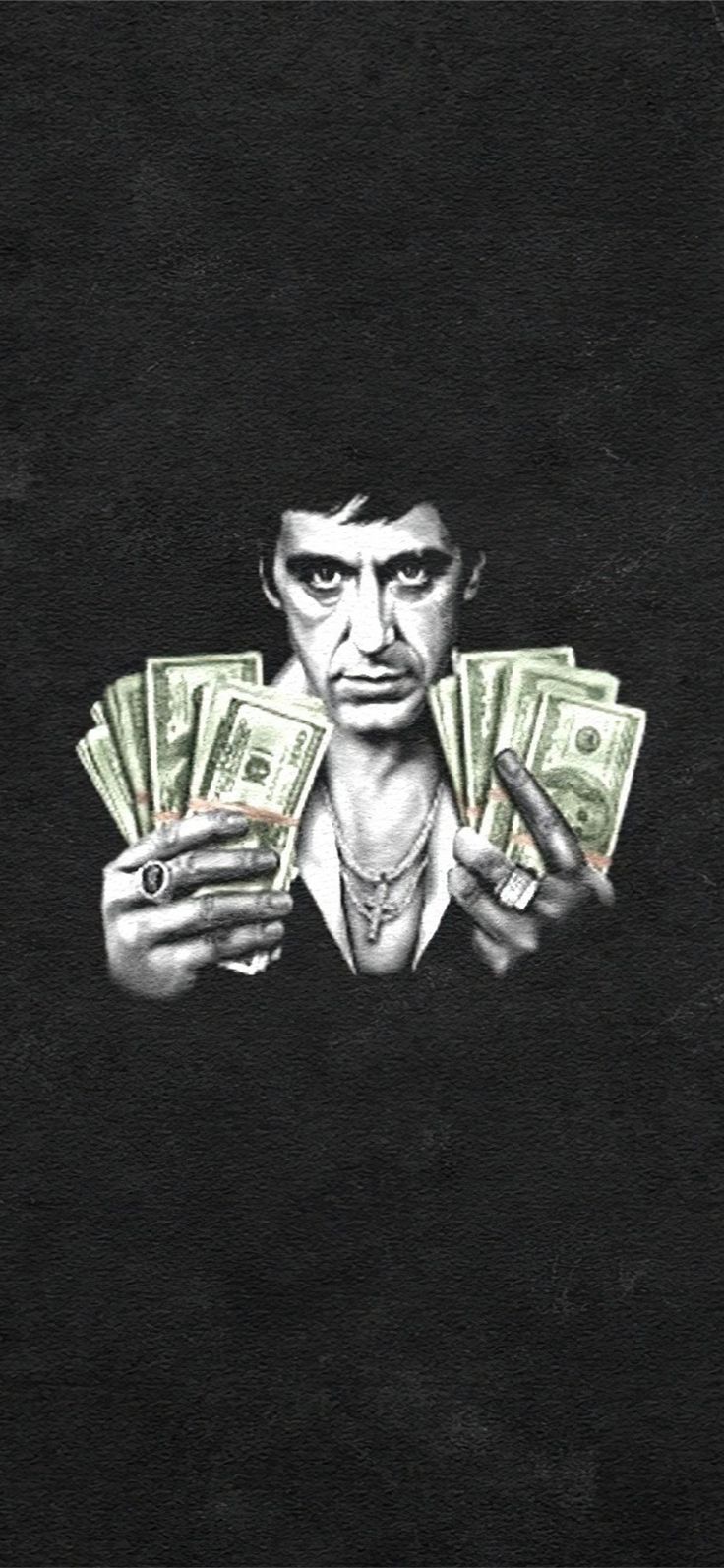 al pacino scarface 4k iPhone X Wallpaper