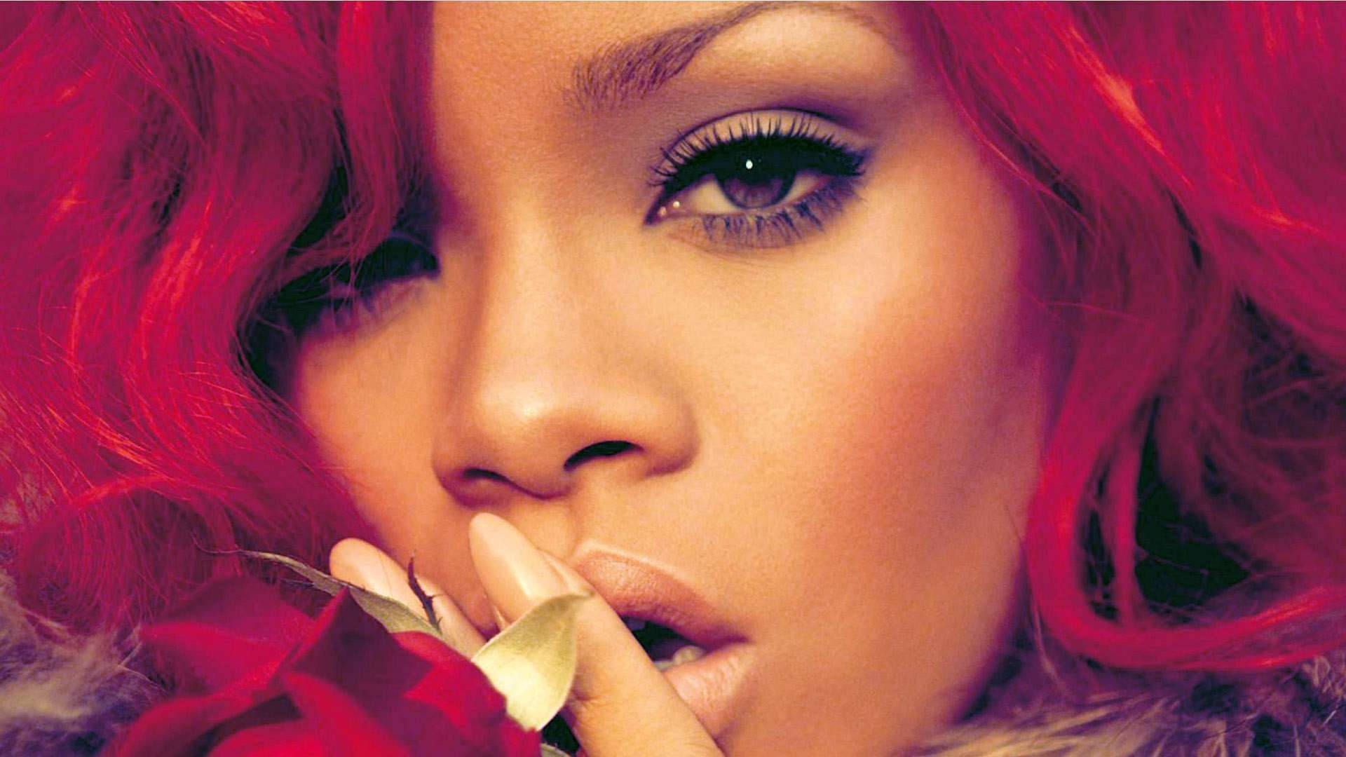 Red Haired Rihanna Wallpaper