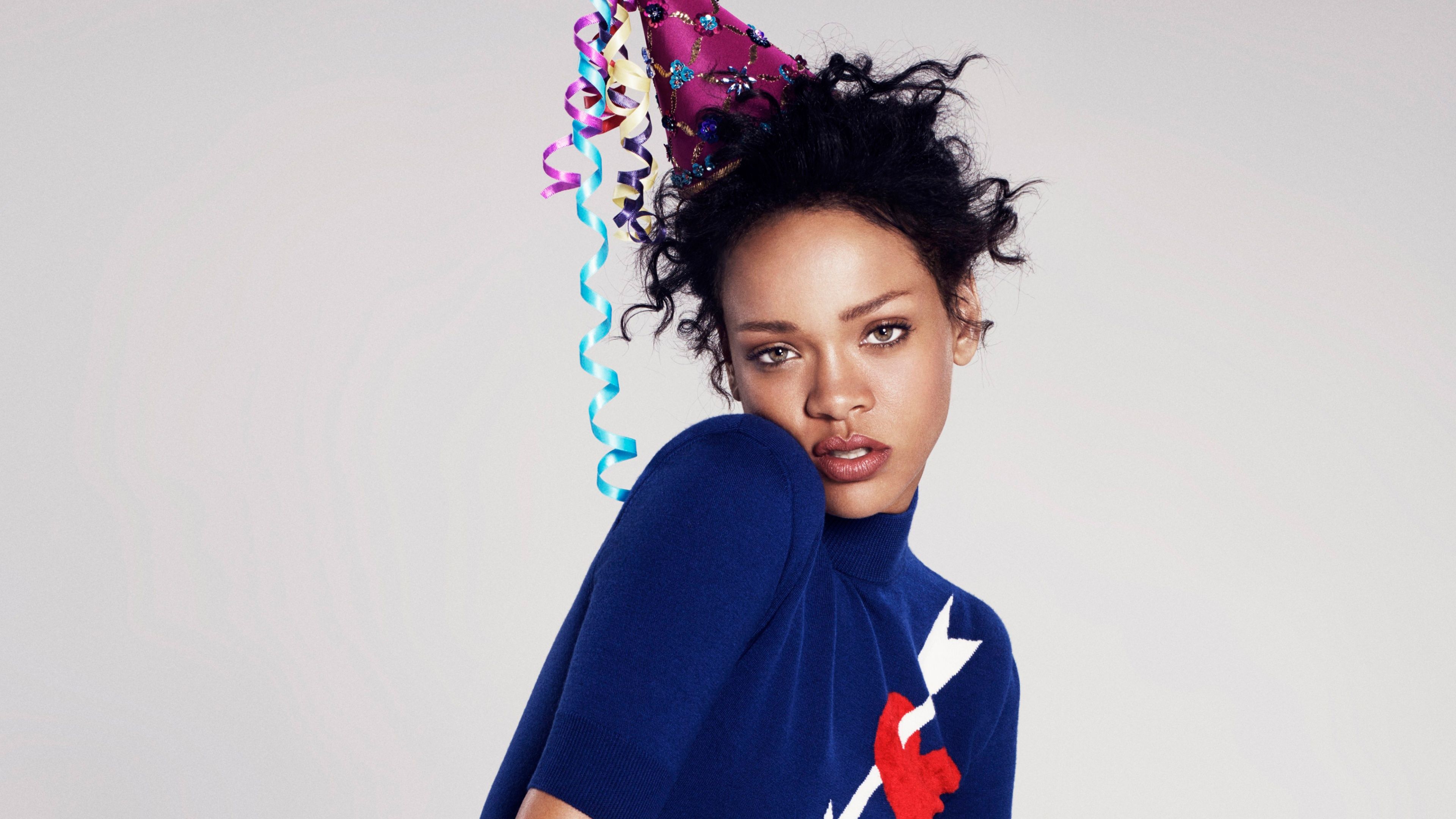 Rihanna Wallpaper 4K, Elle Magazine