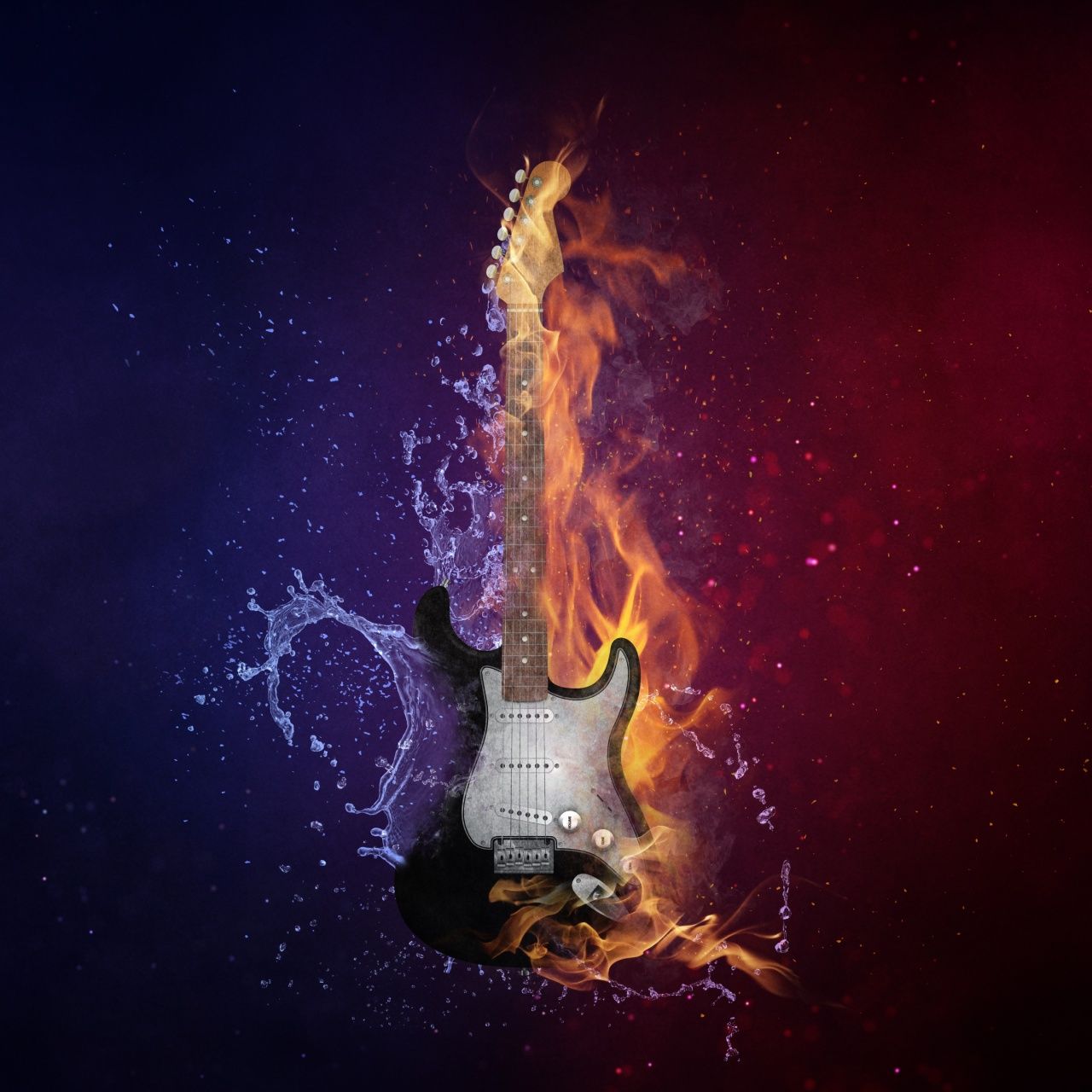 Electric Guitar Wallpaper 4K