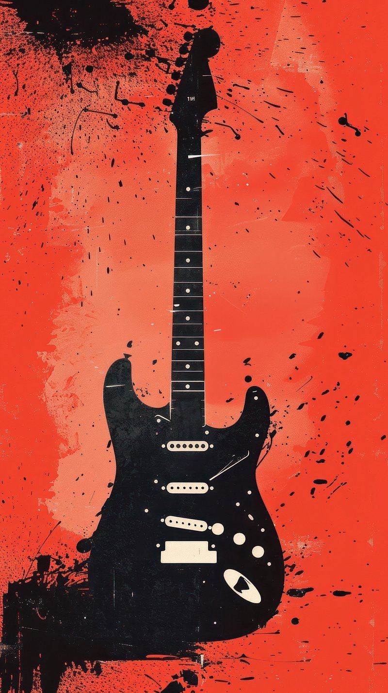 iPhone Wallpaper Guitar Image. Free