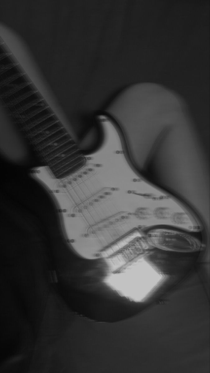 guitar aesthetic dark