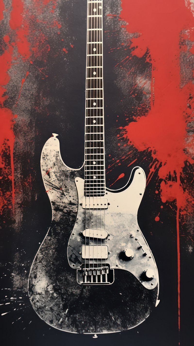 iPhone Wallpaper Guitar Image. Free