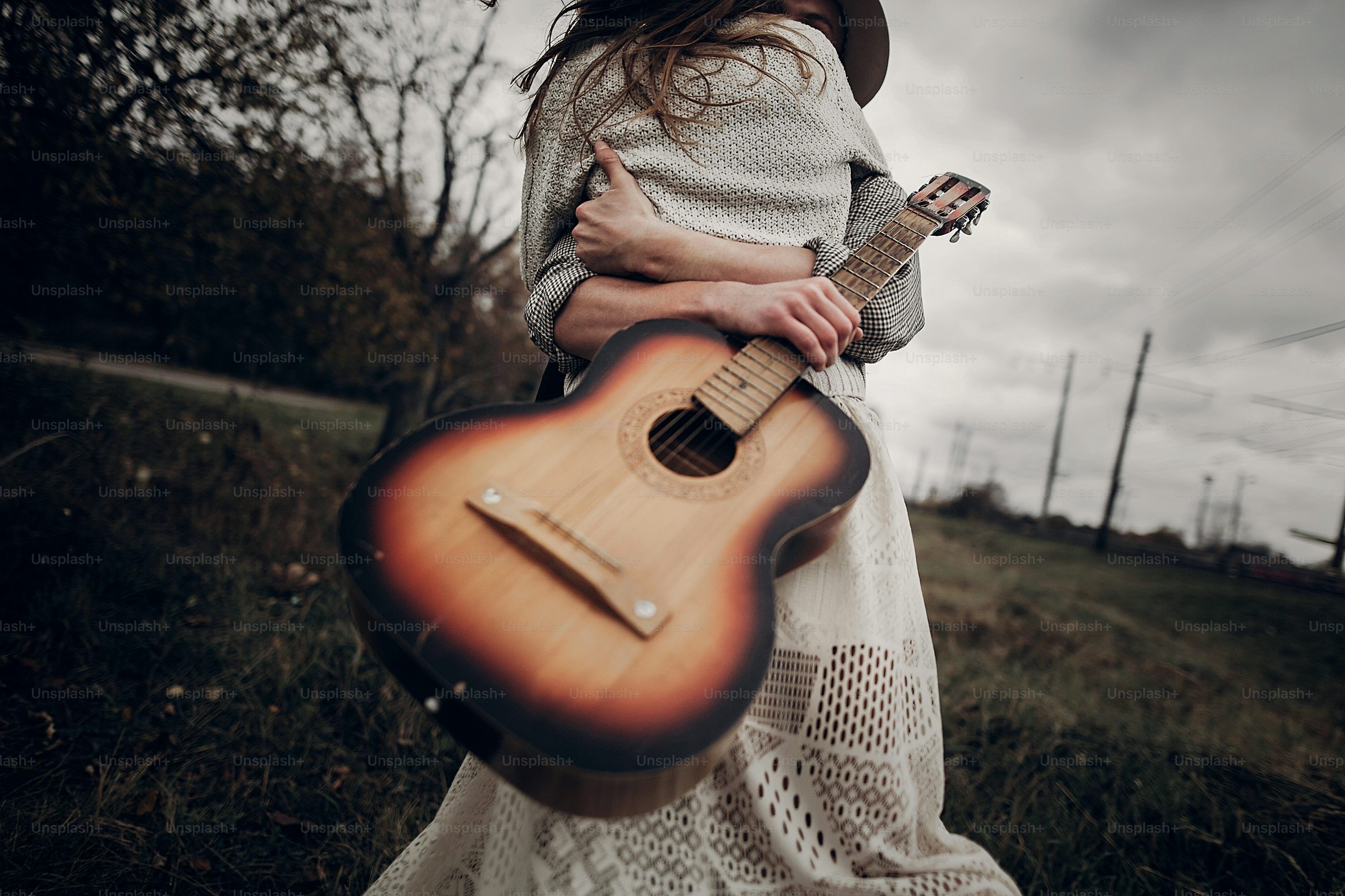 Vintage Guitar Picture. Download Free