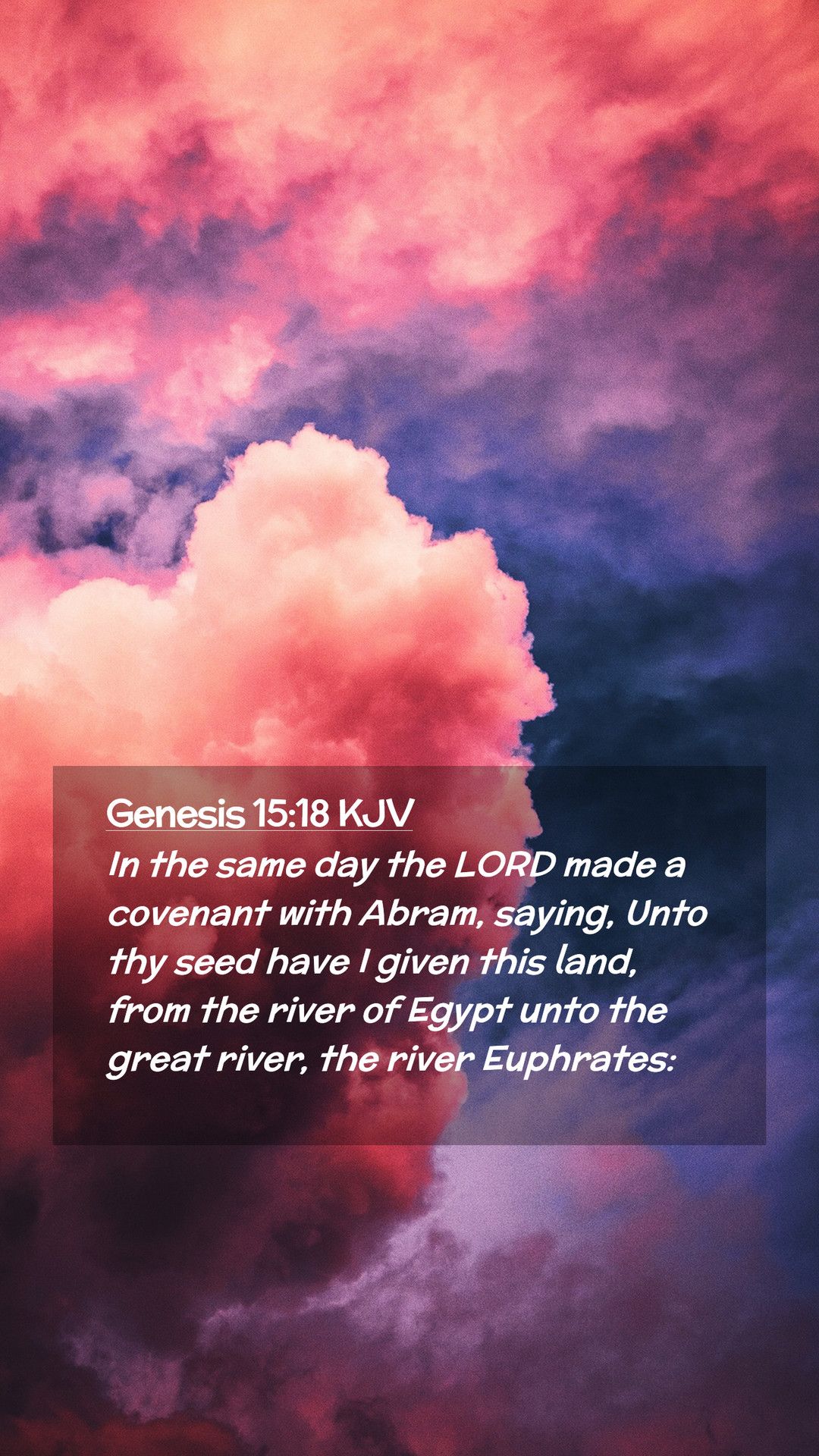 Genesis 15:18 KJV Mobile Phone