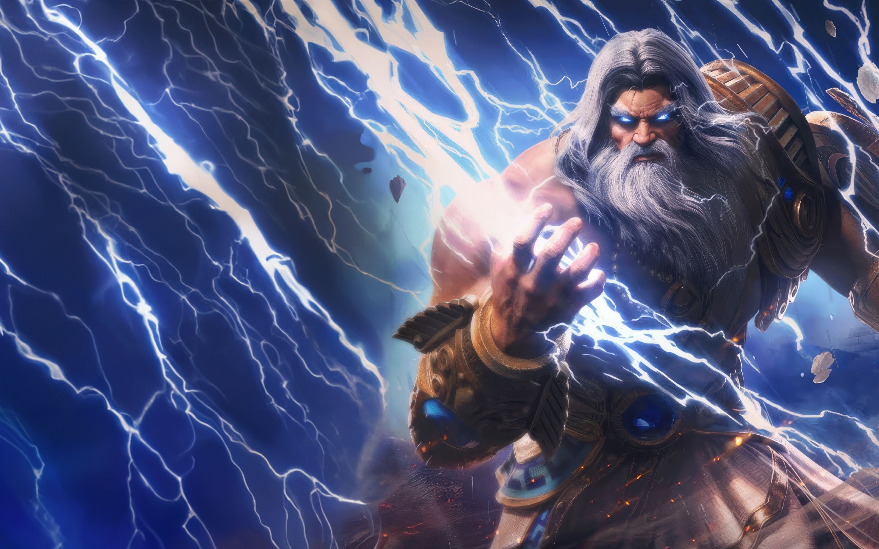 Smite 2 Wallpaper 4K, Zeus, 2024 Games