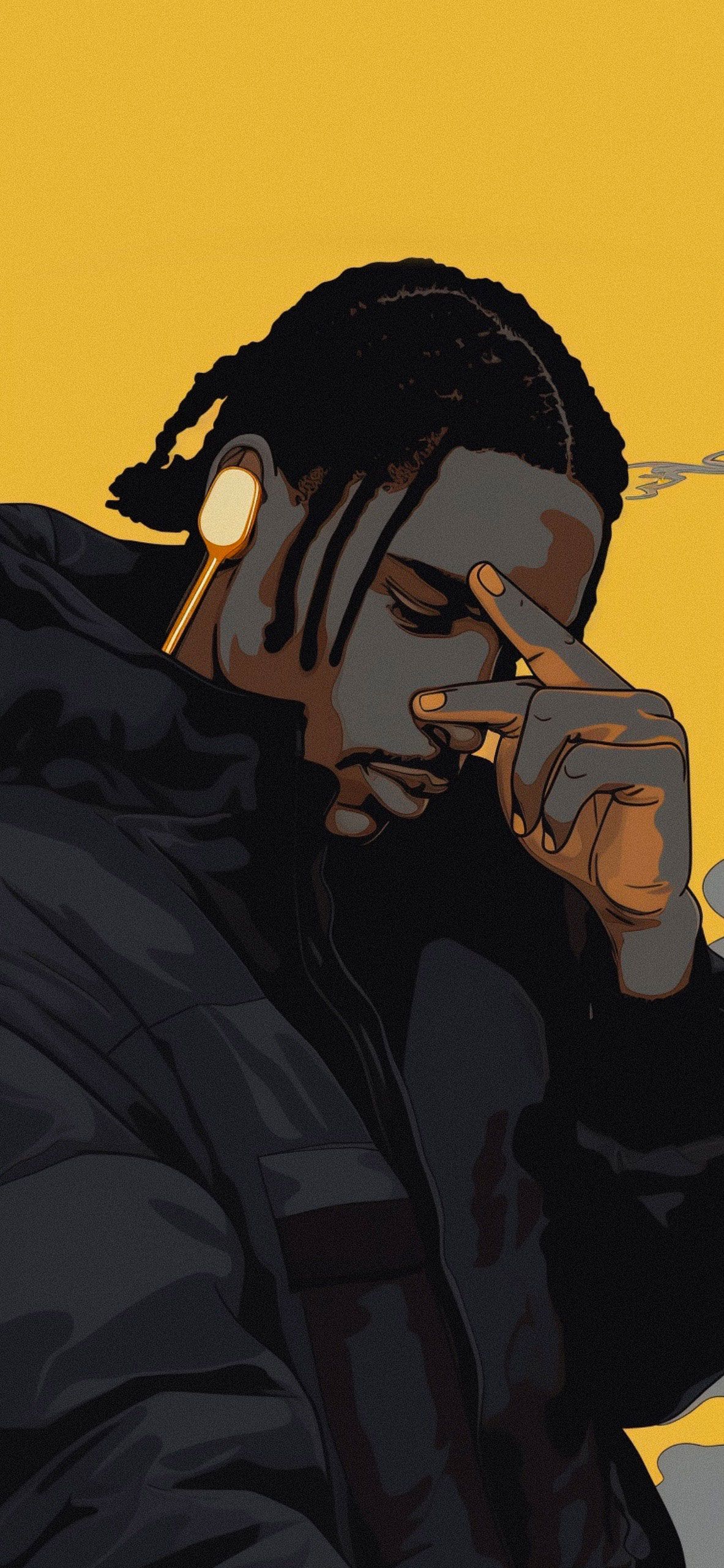 Cool A$AP Rocky Yellow Wallpaper$AP