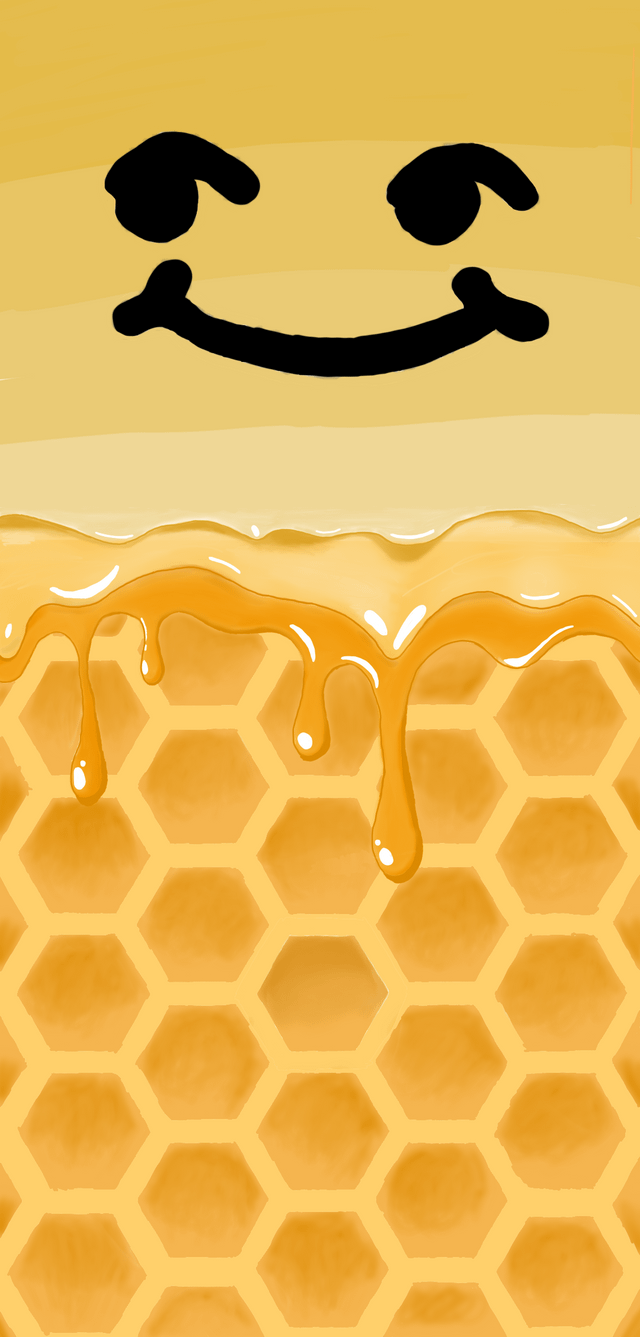 A honey bee wallpaper i made long time