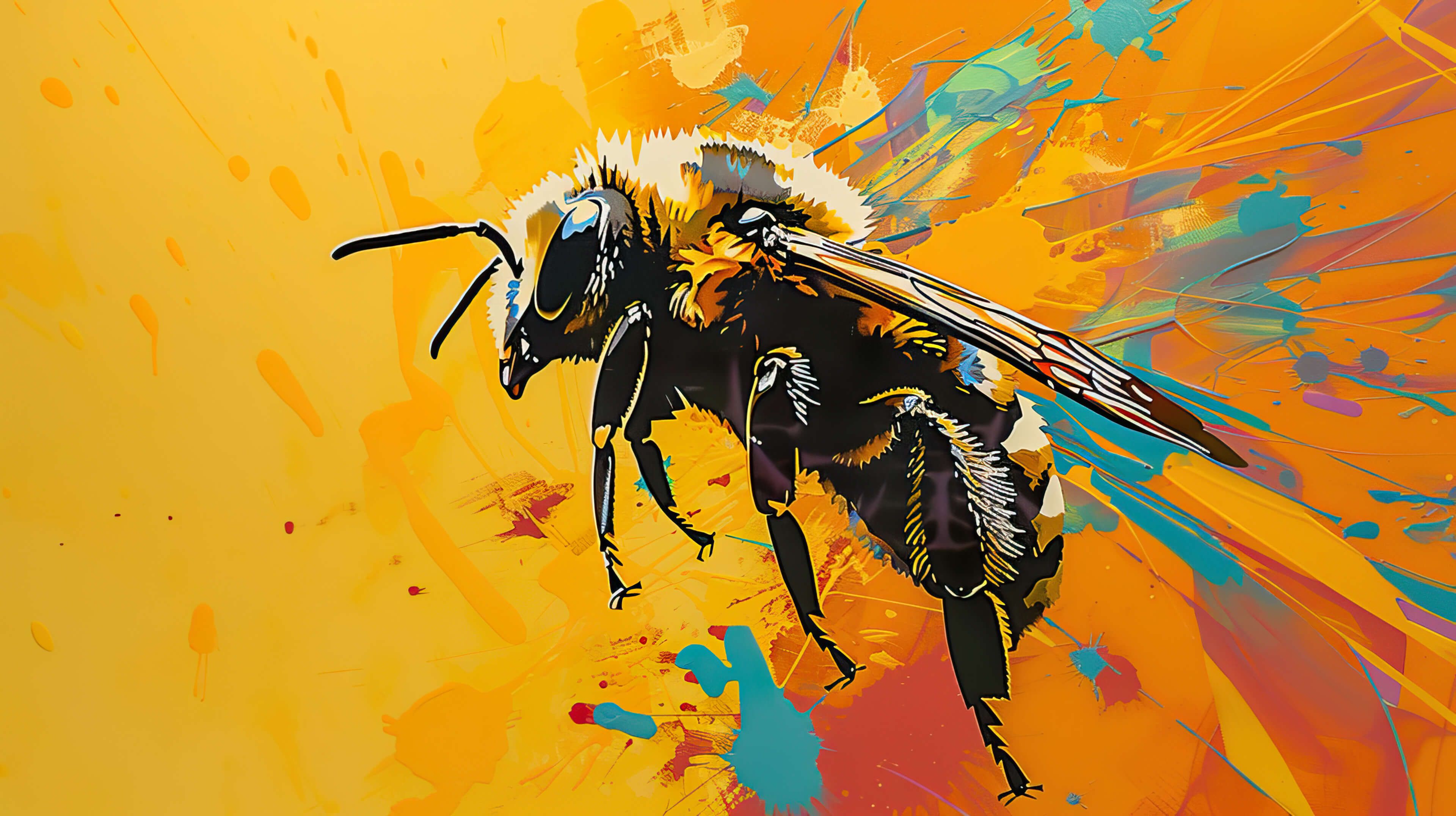 Aesthetic Bee Wallpaper, Free, 4k